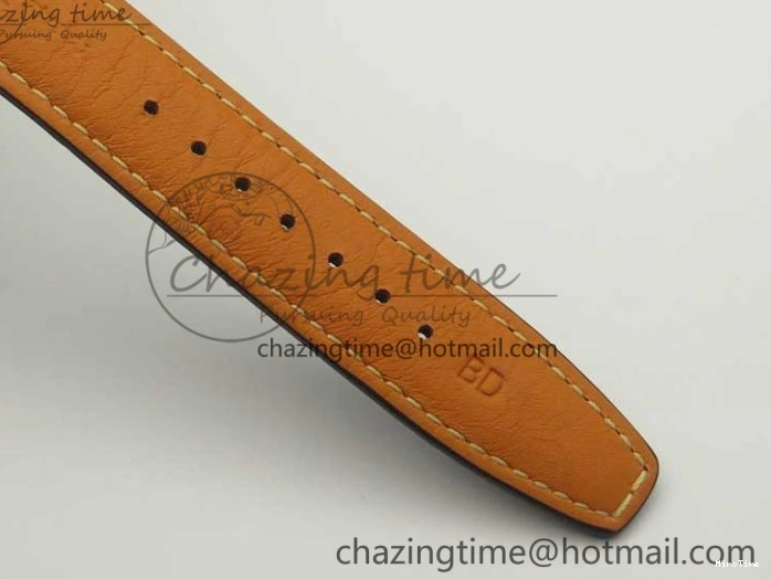 MIROTIME 0213 Portuguese Chrono SS ZF 1:1 Best Edition Gray Dial SS On Black Leather Strap A ZipUp 7215